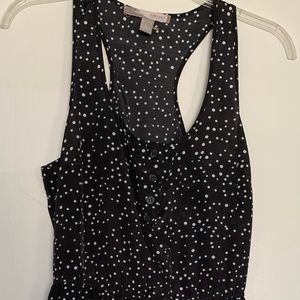 Small Forever21 black and white polka dot dress